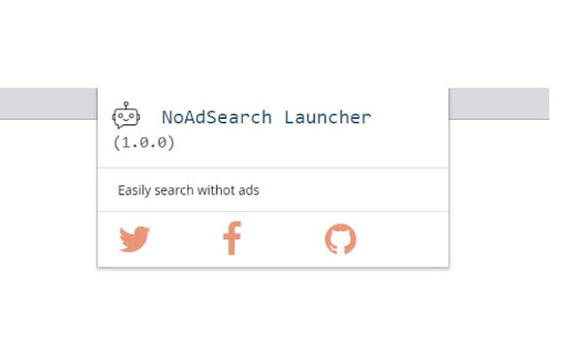 NoAdSearch Launcher from Chrome web store to be run with OffiDocs Chromium online NoAdSearch Launcher from Chrome web store to be run with OffiDocs Chromium online