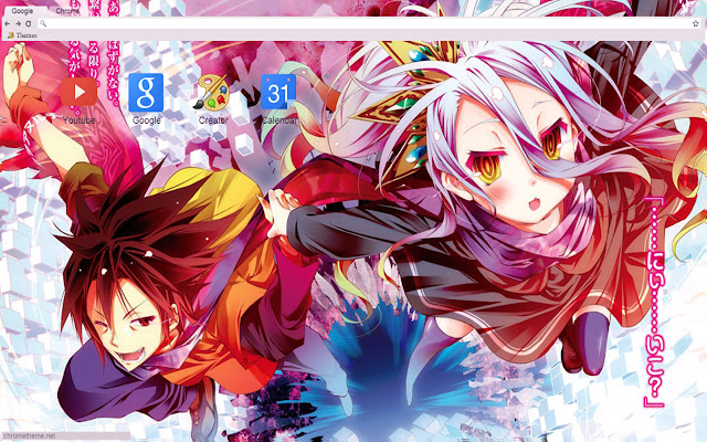 No Game No life Sora Shiro theme 1280x720 from Chrome web store to be run with OffiDocs Chromium online No Game No life Sora Shiro theme 1280x720 from Chrome web store to be run with OffiDocs Chromium online
