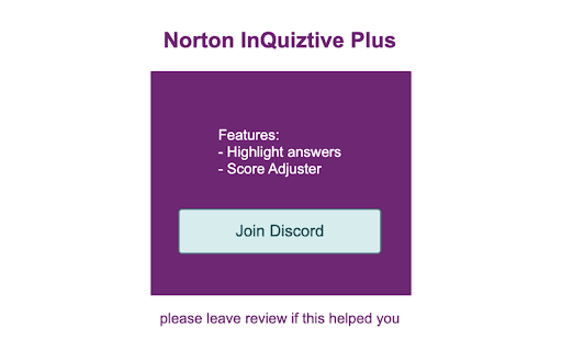 Norton InQuizitive Plus from Chrome web store to be run with OffiDocs Chromium online Norton InQuizitive Plus from Chrome web store to be run with OffiDocs Chromium online