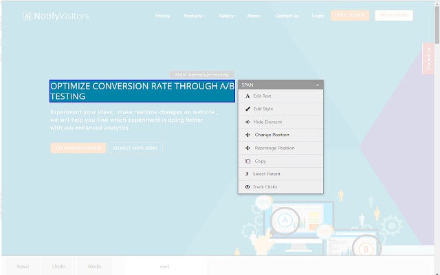 NotifyVisitors Optimiser from Chrome web store to be run with OffiDocs Chromium online NotifyVisitors Optimiser from Chrome web store to be run with OffiDocs Chromium online