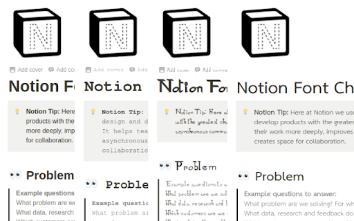 Notion Font Changer from Chrome web store to be run with OffiDocs Chromium online Notion Font Changer from Chrome web store to be run with OffiDocs Chromium online