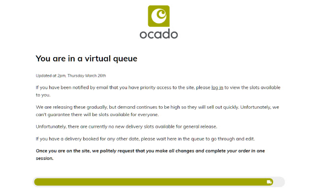 Ocado Queue Alert from Chrome web store to be run with OffiDocs Chromium online Ocado Queue Alert from Chrome web store to be run with OffiDocs Chromium online