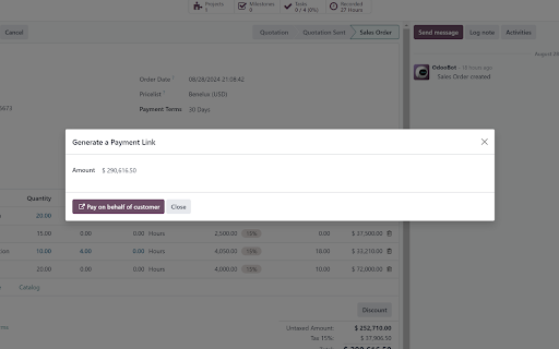 Odoo MOTO Payments from Chrome web store to be run with OffiDocs Chromium online Odoo MOTO Payments from Chrome web store to be run with OffiDocs Chromium online