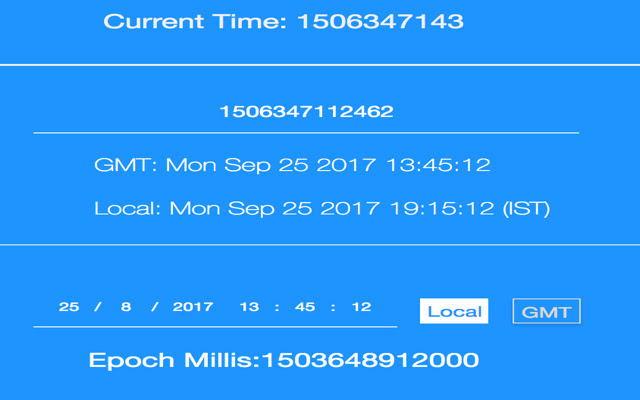 Offline Epoch Converter from Chrome web store to be run with OffiDocs Chromium online Offline Epoch Converter from Chrome web store to be run with OffiDocs Chromium online