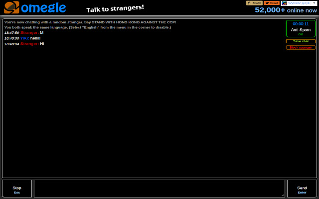 Omegle Anti Spam and Dark Mode from Chrome web store to be run with OffiDocs Chromium online Omegle Anti Spam and Dark Mode from Chrome web store to be run with OffiDocs Chromium online