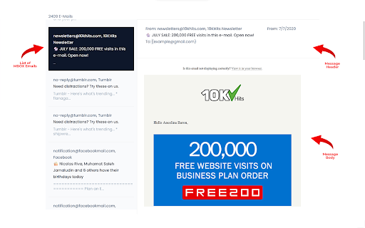 Online MBOX Viewer from Chrome web store to be run with OffiDocs Chromium online Online MBOX Viewer from Chrome web store to be run with OffiDocs Chromium online