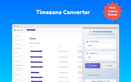 On Page Timezone Converter from Chrome web store to be run with OffiDocs Chromium online On Page Timezone Converter from Chrome web store to be run with OffiDocs Chromium online