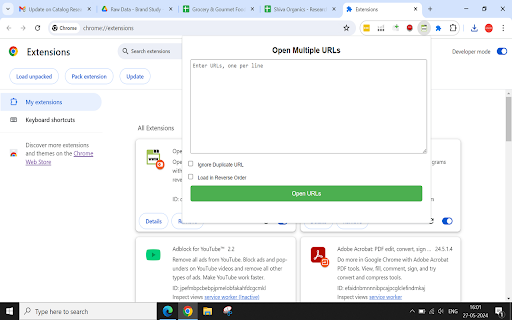 Open Multiple URLs from Chrome web store to be run with OffiDocs Chromium online Open Multiple URLs from Chrome web store to be run with OffiDocs Chromium online