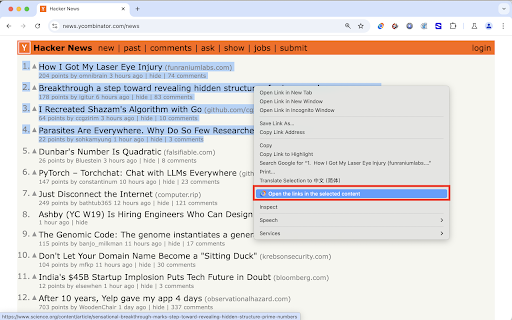 Open Multiple URLs Bulk URL Opener from Chrome web store to be run with OffiDocs Chromium online Open Multiple URLs Bulk URL Opener from Chrome web store to be run with OffiDocs Chromium online