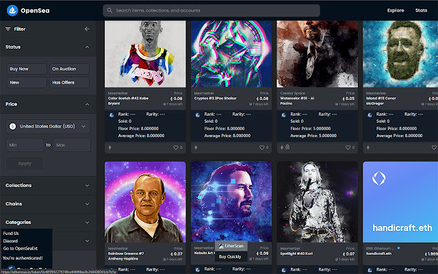 OpenSea Extended from Chrome web store to be run with OffiDocs Chromium online OpenSea Extended from Chrome web store to be run with OffiDocs Chromium online