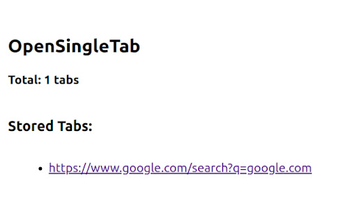 OpenSingleTab from Chrome web store to be run with OffiDocs Chromium online OpenSingleTab from Chrome web store to be run with OffiDocs Chromium online