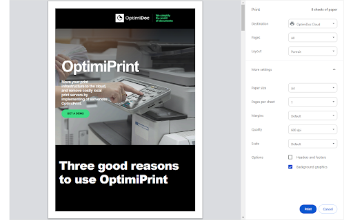 OptimiDoc Cloud from Chrome web store to be run with OffiDocs Chromium online OptimiDoc Cloud from Chrome web store to be run with OffiDocs Chromium online