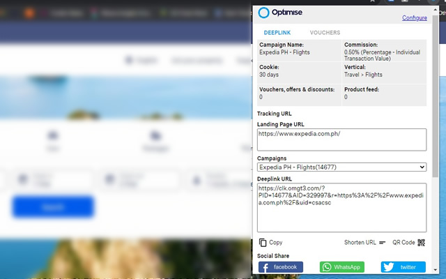 Optimise Deeplink Generator from Chrome web store to be run with OffiDocs Chromium online Optimise Deeplink Generator from Chrome web store to be run with OffiDocs Chromium online