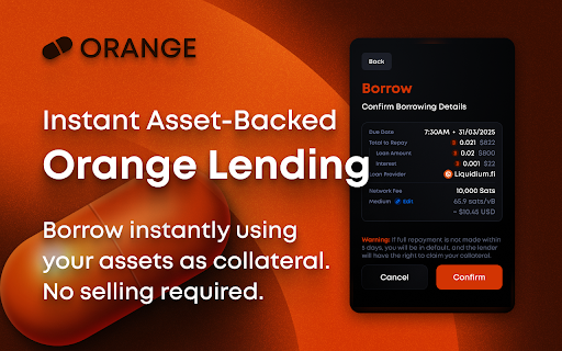 Orange Wallet from Chrome web store to be run with OffiDocs Chromium online Orange Wallet from Chrome web store to be run with OffiDocs Chromium online