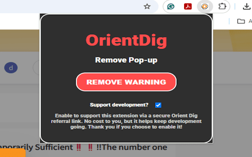 Orient Dig Pop up Blocker (Manual Version) from Chrome web store to be run with OffiDocs Chromium online Orient Dig Pop up Blocker (Manual Version) from Chrome web store to be run with OffiDocs Chromium online