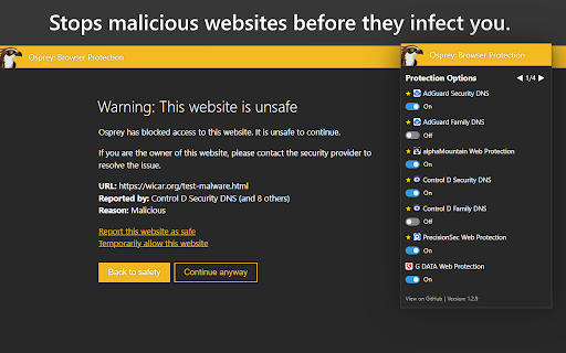 Osprey: Browser Protection from Chrome web store to be run with OffiDocs Chromium online Osprey: Browser Protection from Chrome web store to be run with OffiDocs Chromium online