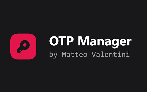 OTP Manager from Chrome web store to be run with OffiDocs Chromium online OTP Manager from Chrome web store to be run with OffiDocs Chromium online