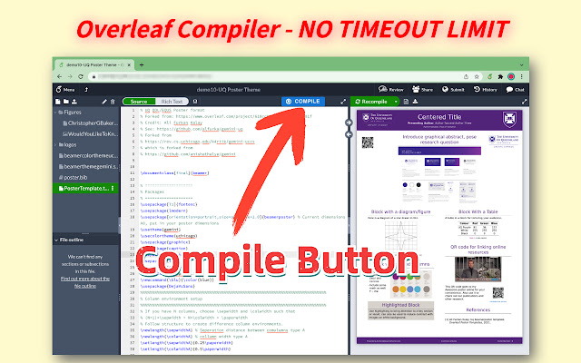 Overleaf Compiler NO TIMEOUT LIMIT from Chrome web store to be run with OffiDocs Chromium online Overleaf Compiler NO TIMEOUT LIMIT from Chrome web store to be run with OffiDocs Chromium online