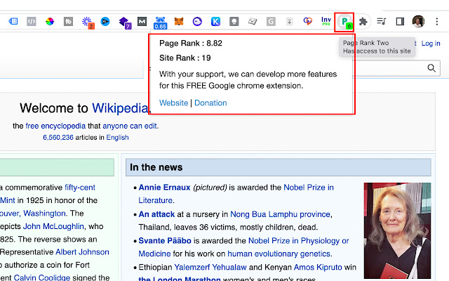 Page rank 2 from Chrome web store to be run with OffiDocs Chromium online Page rank 2 from Chrome web store to be run with OffiDocs Chromium online
