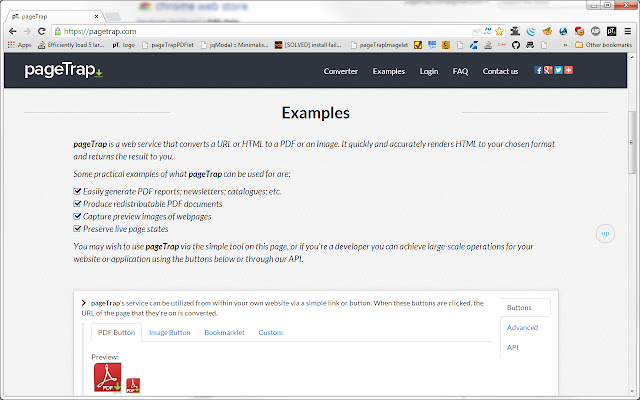 pageTrap Convert URLs to PDFs or Images from Chrome web store to be run with OffiDocs Chromium online pageTrap Convert URLs to PDFs or Images from Chrome web store to be run with OffiDocs Chromium online