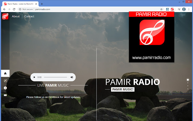 Pamir Radio Player from Chrome web store to be run with OffiDocs Chromium online Pamir Radio Player from Chrome web store to be run with OffiDocs Chromium online