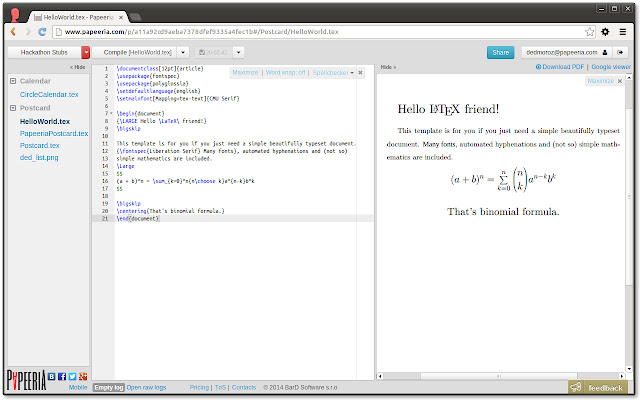 Papeeria from Chrome web store to be run with OffiDocs Chromium online Papeeria from Chrome web store to be run with OffiDocs Chromium online
