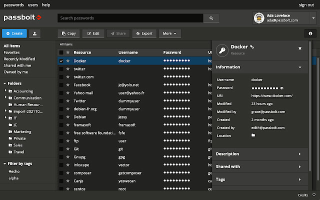 Passbolt Open source password manager from Chrome web store to be run with OffiDocs Chromium online Passbolt Open source password manager from Chrome web store to be run with OffiDocs Chromium online