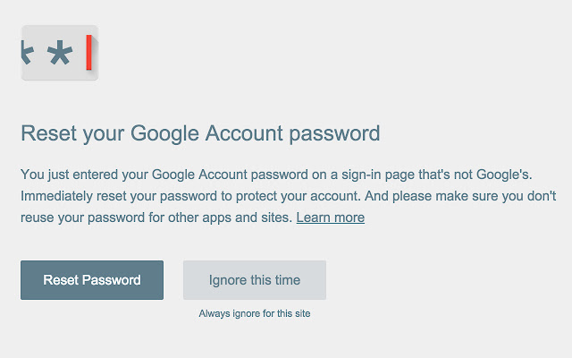Password Alert from Chrome web store to be run with OffiDocs Chromium online Password Alert from Chrome web store to be run with OffiDocs Chromium online