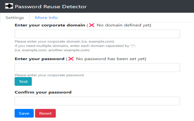 Password Reuse Detector from Chrome web store to be run with OffiDocs Chromium online Password Reuse Detector from Chrome web store to be run with OffiDocs Chromium online