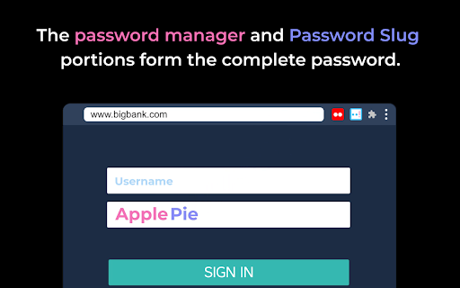 Password Slug from Chrome web store to be run with OffiDocs Chromium online Password Slug from Chrome web store to be run with OffiDocs Chromium online