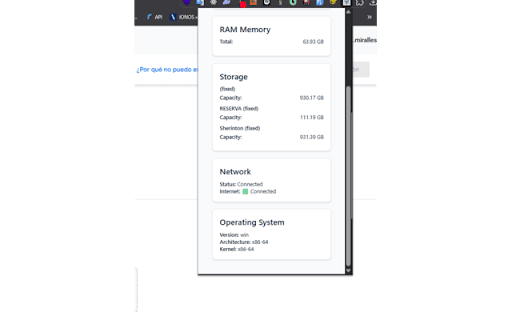 PC System Info from Chrome web store to be run with OffiDocs Chromium online PC System Info from Chrome web store to be run with OffiDocs Chromium online