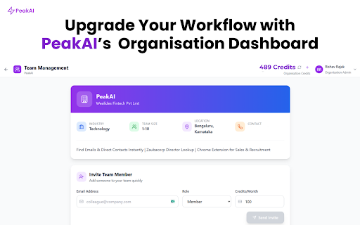 PeakAI : Free instant Phone Numbers from LinkedIn from Chrome web store to be run with OffiDocs Chromium online PeakAI : Free instant Phone Numbers from LinkedIn from Chrome web store to be run with OffiDocs Chromium online