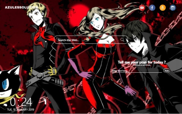 Persona 5 Wallpaper New Tab Theme from Chrome web store to be run with OffiDocs Chromium online Persona 5 Wallpaper New Tab Theme from Chrome web store to be run with OffiDocs Chromium online