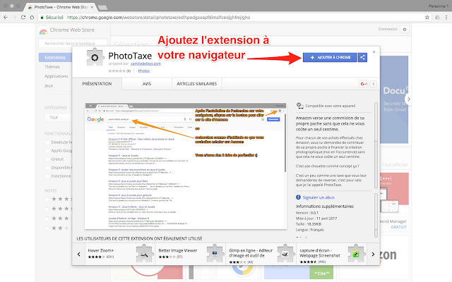 PhotoTaxe from Chrome web store to be run with OffiDocs Chromium online PhotoTaxe from Chrome web store to be run with OffiDocs Chromium online