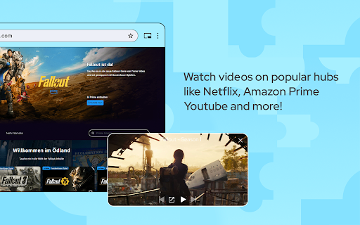 Picture in Picture floating video player from Chrome web store to be run with OffiDocs Chromium online Picture in Picture floating video player from Chrome web store to be run with OffiDocs Chromium online