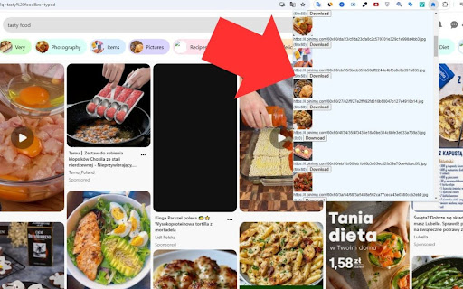 Pinterest Foto Download from Chrome web store to be run with OffiDocs Chromium online Pinterest Foto Download from Chrome web store to be run with OffiDocs Chromium online