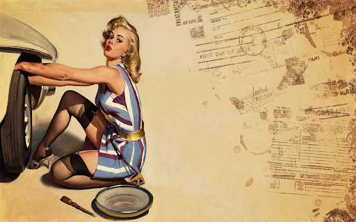 Pin Up Girl Browser Theme from Chrome web store to be run with OffiDocs Chromium online Pin Up Girl Browser Theme from Chrome web store to be run with OffiDocs Chromium online