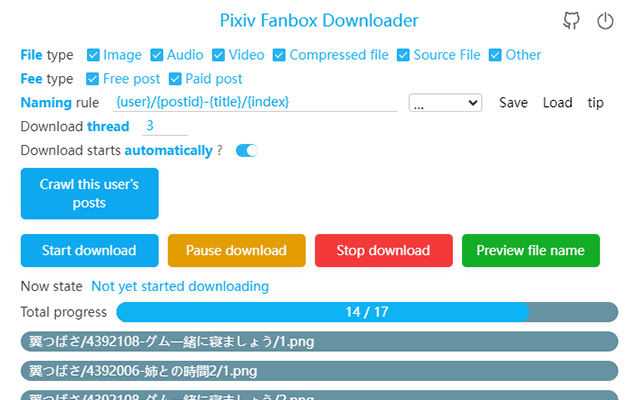 Pixiv Fanbox Downloader from Chrome web store to be run with OffiDocs Chromium online Pixiv Fanbox Downloader from Chrome web store to be run with OffiDocs Chromium online