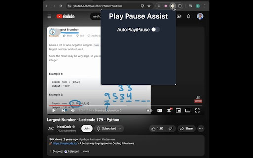 Play Pause Assist from Chrome web store to be run with OffiDocs Chromium online Play Pause Assist from Chrome web store to be run with OffiDocs Chromium online