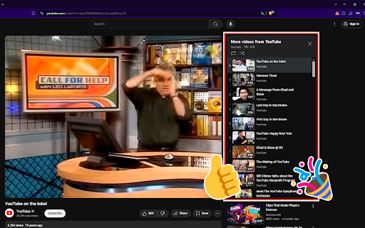 Play YouTube videos from oldest to newest from Chrome web store to be run with OffiDocs Chromium online Play YouTube videos from oldest to newest from Chrome web store to be run with OffiDocs Chromium online
