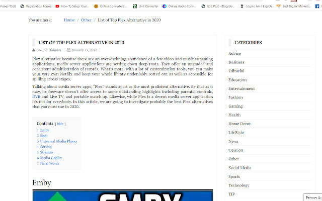 Plex Alternative from Chrome web store to be run with OffiDocs Chromium online Plex Alternative from Chrome web store to be run with OffiDocs Chromium online