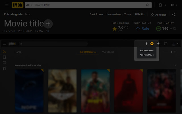 Plus for Plex from Chrome web store to be run with OffiDocs Chromium online Plus for Plex from Chrome web store to be run with OffiDocs Chromium online