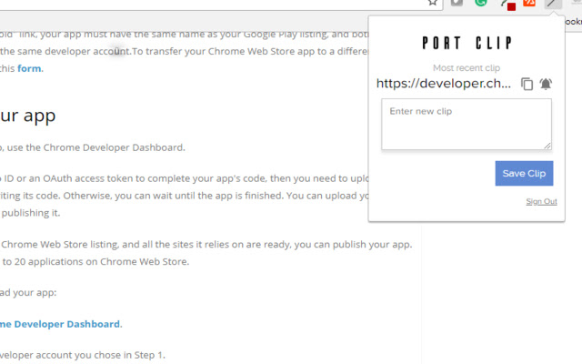 PortClip from Chrome web store to be run with OffiDocs Chromium online PortClip from Chrome web store to be run with OffiDocs Chromium online
