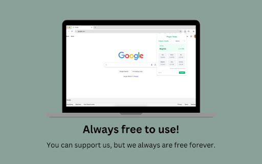 Prayer Times Salaat from Chrome web store to be run with OffiDocs Chromium online Prayer Times Salaat from Chrome web store to be run with OffiDocs Chromium online
