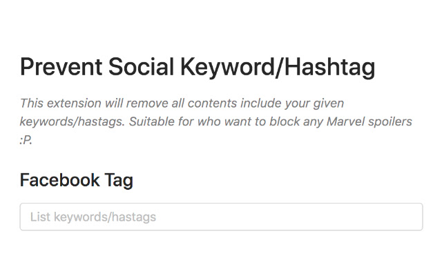 Prevent Social Keyword from Chrome web store to be run with OffiDocs Chromium online Prevent Social Keyword from Chrome web store to be run with OffiDocs Chromium online