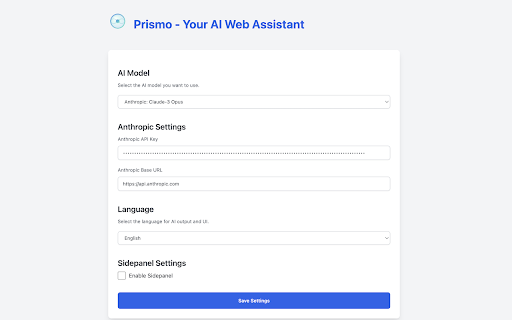 Prismo Your AI Web Assistant from Chrome web store to be run with OffiDocs Chromium online Prismo Your AI Web Assistant from Chrome web store to be run with OffiDocs Chromium online