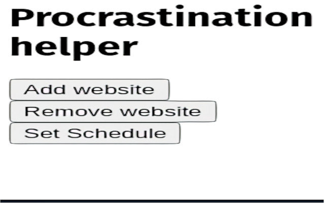 Procrastinator Helper from Chrome web store to be run with OffiDocs Chromium online Procrastinator Helper from Chrome web store to be run with OffiDocs Chromium online