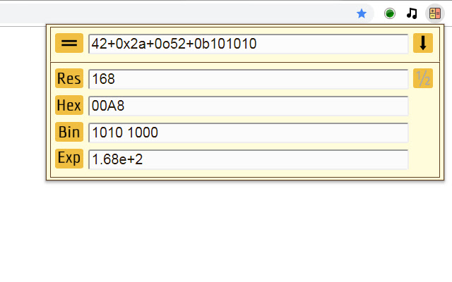 Programmers Calculator from Chrome web store to be run with OffiDocs Chromium online Programmers Calculator from Chrome web store to be run with OffiDocs Chromium online