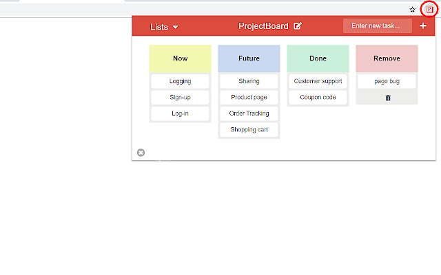 Project Board from Chrome web store to be run with OffiDocs Chromium online Project Board from Chrome web store to be run with OffiDocs Chromium online