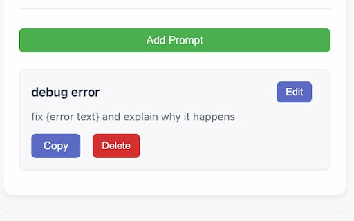 Prompt Shelf from Chrome web store to be run with OffiDocs Chromium online Prompt Shelf from Chrome web store to be run with OffiDocs Chromium online